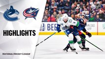 NHL Highlights | Canucks @ Blue Jackets 3/1/20