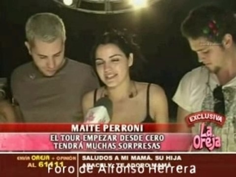 Ensayos previos de RBD para el Tour EDC