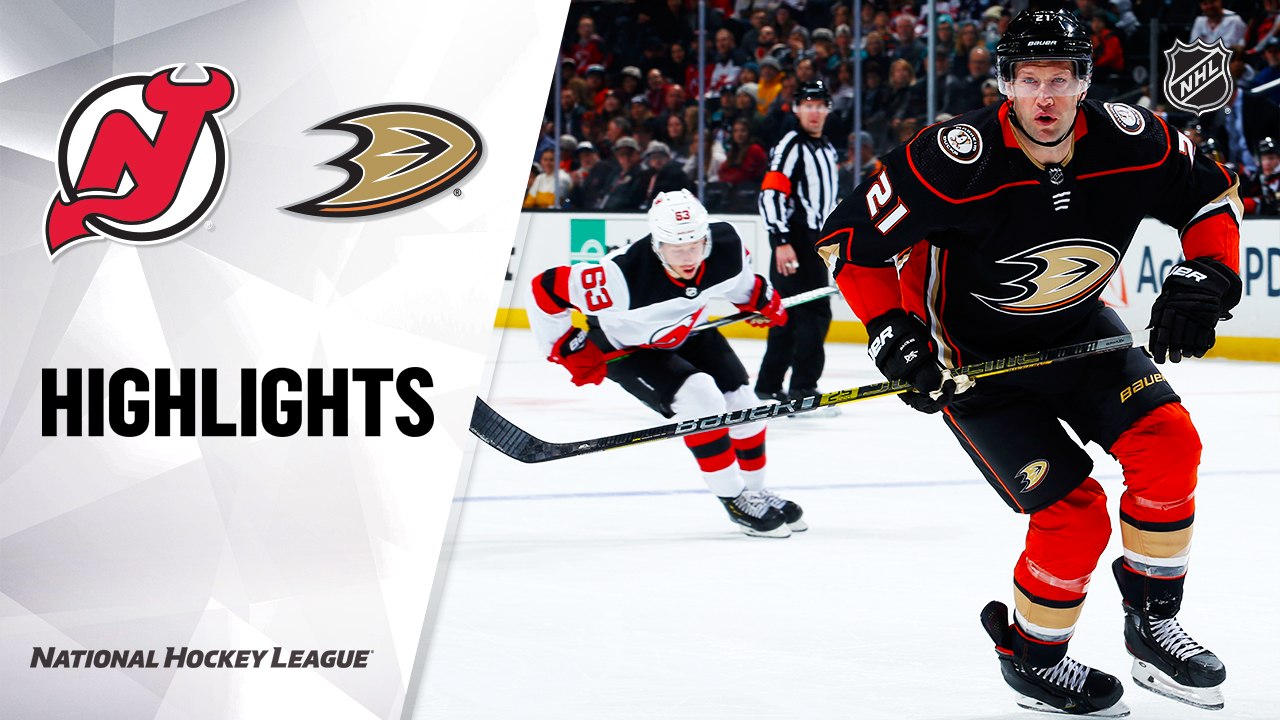 Anaheim Ducks vs. New Jersey Devils - Game Highlights