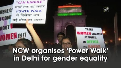 NCW organises ‘Power Walk’ in Delhi for gender equality
