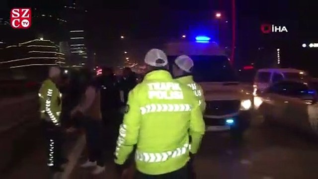 Ümraniye TEM Otoyolu’nda feci kaza: 1 ağır 4 yaralı