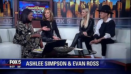 Ashlee Simpson & Evan Ross at Good Day New York (2019/01/07)