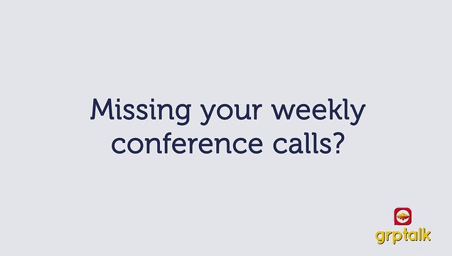 grptalk Audio Conferencing - One-Click Call Scheduling
