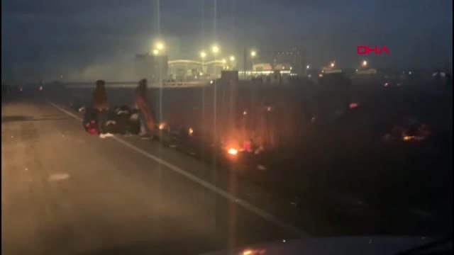 Edirne ipsala sınır kapısı'nda göçmenlerin bekleyişi sürüyor