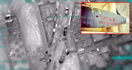 Bahar Kalkanı Harekatı'nda kullanılan mühimmatlarda Putin'e gönderme yapıldı