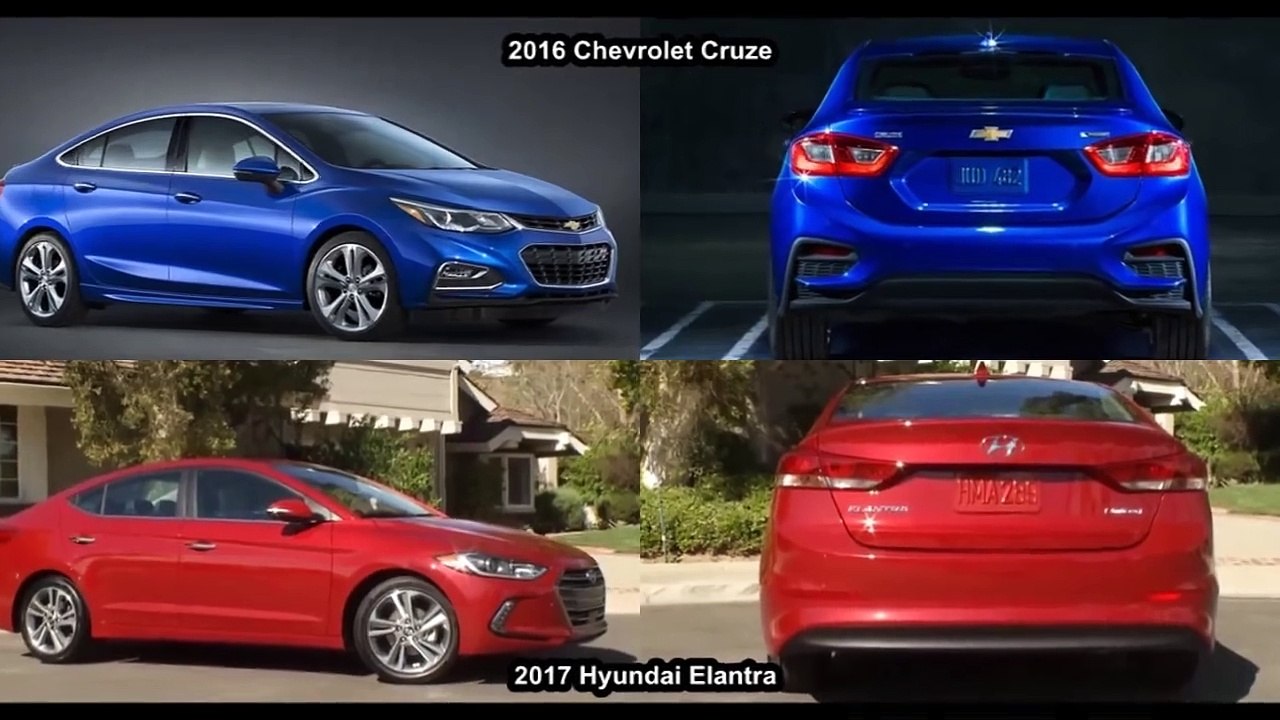 2016 Chevrolet Cruze Vs 2017 Hyundai Elantra - DESIGN!
