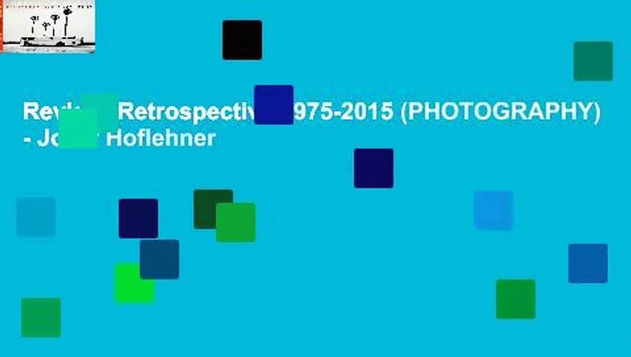 Review  Retrospective 1975-2015 (PHOTOGRAPHY) - Josef Hoflehner