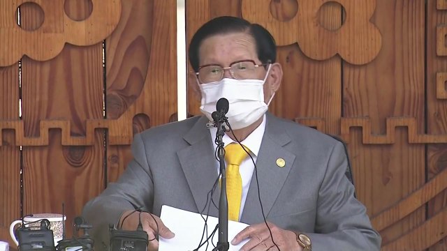 신천지 이만희 총회장, 경기도 가평에서 기자회견 / YTN