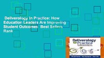 Deliverology in Practice: How Education Leaders Are Improving Student Outcomes  Best Sellers Rank