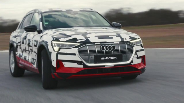 The new Audi e-tron S Sportback with Stig Blomqvist