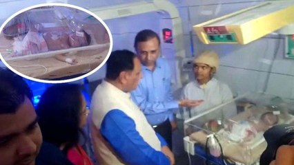 VIDEO: कुत्ते के मुंह से छुड़ाई बच्ची की हालत में सुधार, अस्पताल पहुंचे CM रूपाणी ने किया यह वादा