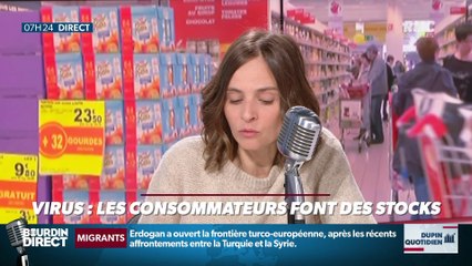 Dupin Quotidien : Virus, les consommateurs font des stocks - 02/03