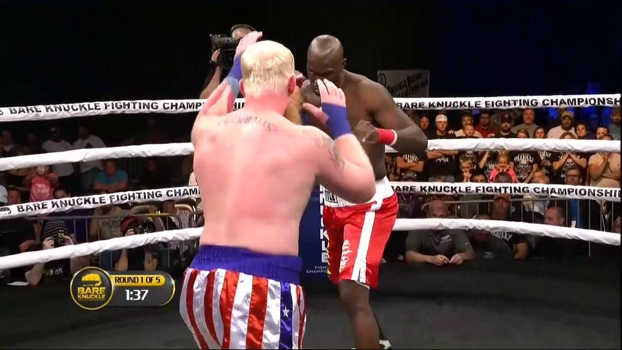 Sam Shewmaker vs Maurice Jackson (BARE KNUCKLE FIGHTING CHAMPIONSHIP 2 ...