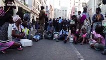 South African authorities remove migrants squatting in Cape Town