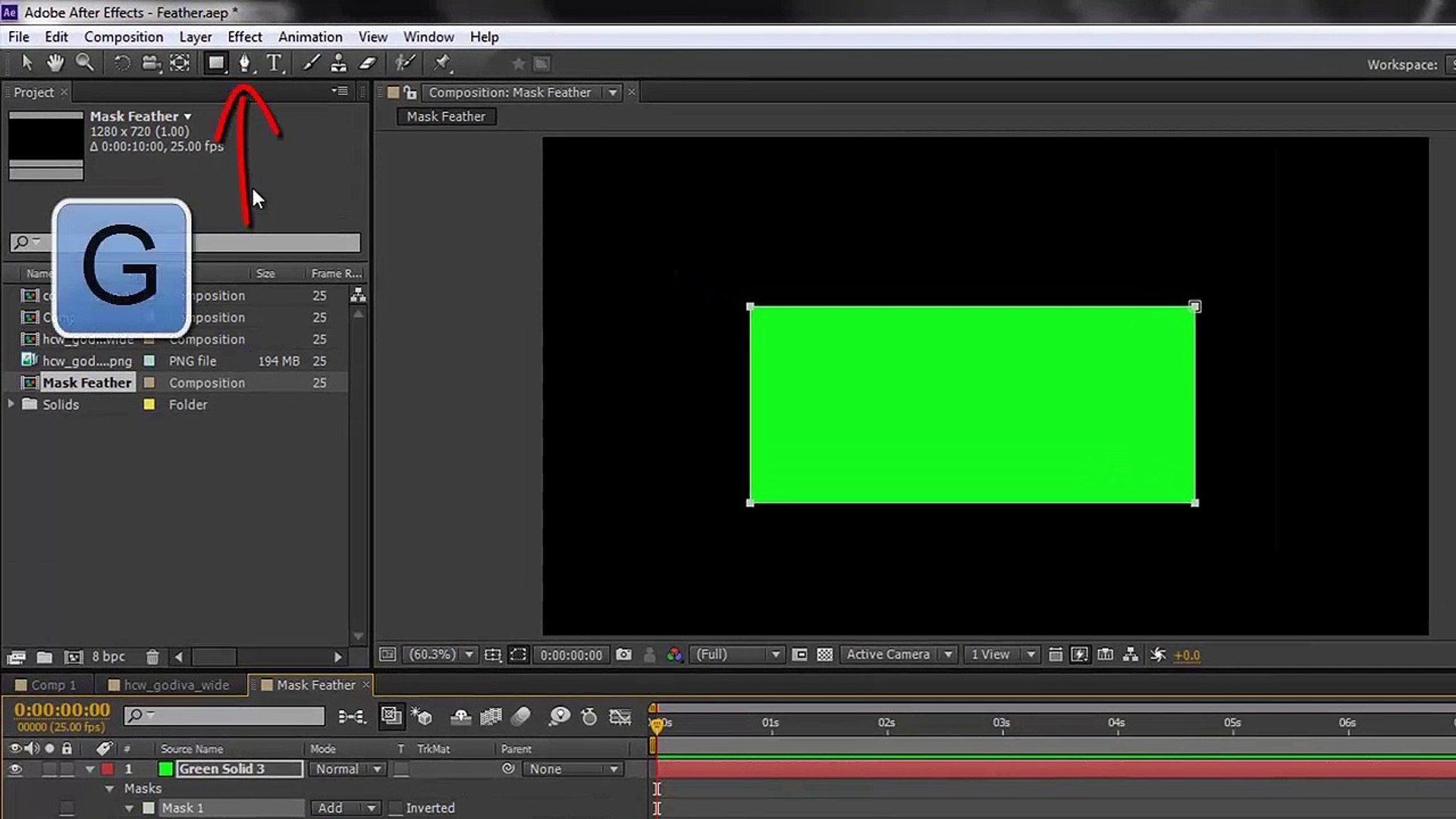 After Effects Basics 46 The Mask Feather Tool - video Dailymotion