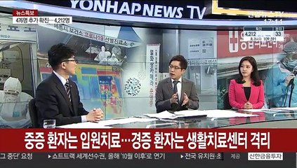 [뉴스특보] 코로나19 확진자 4천 200명 넘어…치료체계 개편