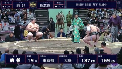 Naya vs Gokushindo - Hatsu 2020, Makushita - Day 5