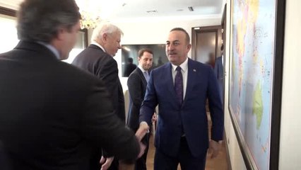 Dışişleri Bakanı Çavuşoğlu'nun kabulü