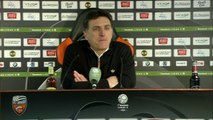 La réaction de Christophe Pelissier après FC Lorient - FC Chambly (1-2) 19-20