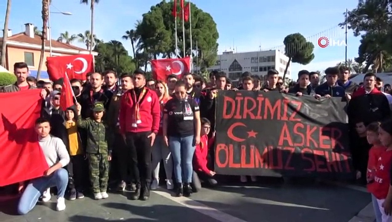Alanya’da Şehitler İçin Yürüdüler