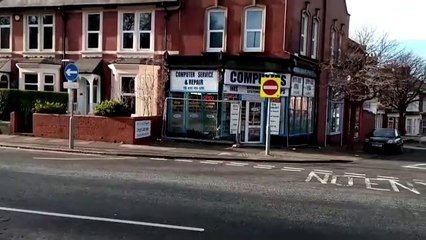 Car smash in Westoe Road, South Shields
