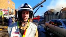 Lancashire Fire Rescue update from the scene in Cowley Road Blackpool