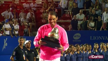 Rafa Nadal gana el Abierto de Acapulco, el título 85 de su carrera