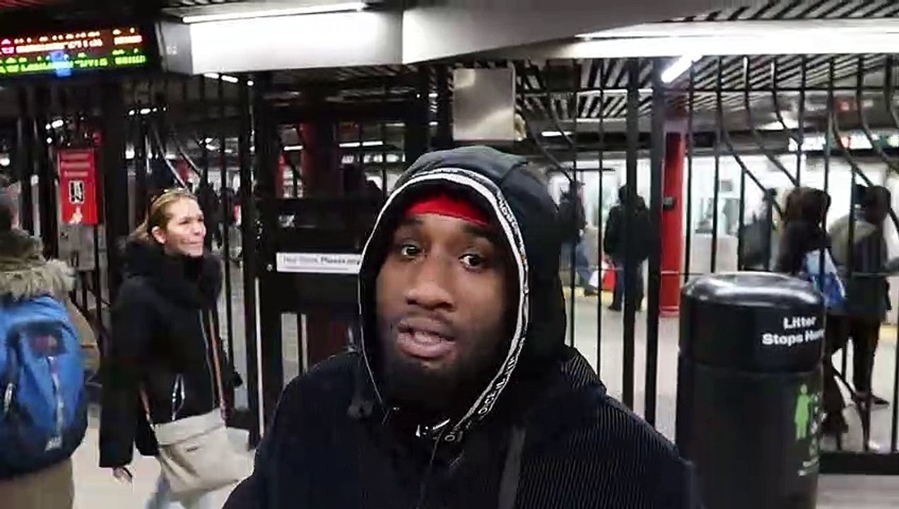 THE SOUTH BRONX  TALK WITH LOCALS IN SUBWAY TERMINAL