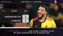 Premier Leagye 5 Things - Liverpool's unbeaten run comes to an end