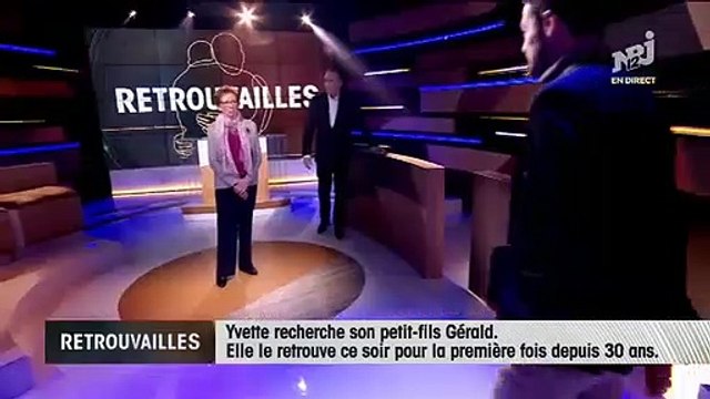 Yvette n'avait plus vu son petit fils depuis 30 ans mais elle rêvait de le revoir avant de mourir ... Retrouvailles a réalisé ses voeux en direct hier soir sur NRJ12