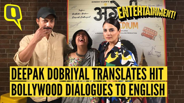 Deepak Dobriyal Radhika Madan On Why Irrfan Khan Is an Inspiration