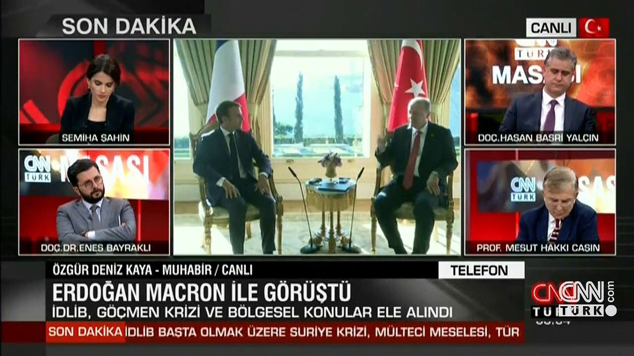 Cumhurbaşkanı Erdoğan Macron görüştü