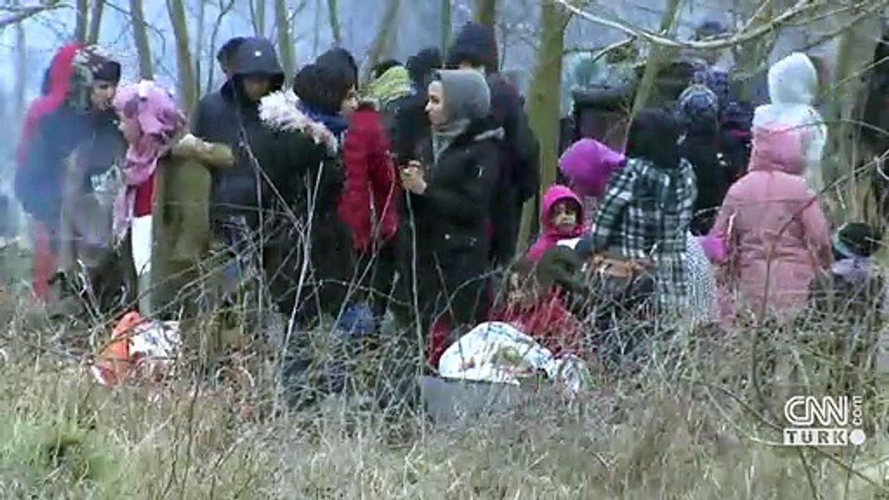 Göçmenlere gaz bombalı müdahale