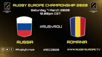 RUSSIA / ROMANIA - RUGBY EUROPE CHAMPIONSHIP 2020