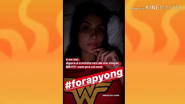 Bianca (Boca rosa)faz declaracoes polemicas e faz campanha contra Pyong