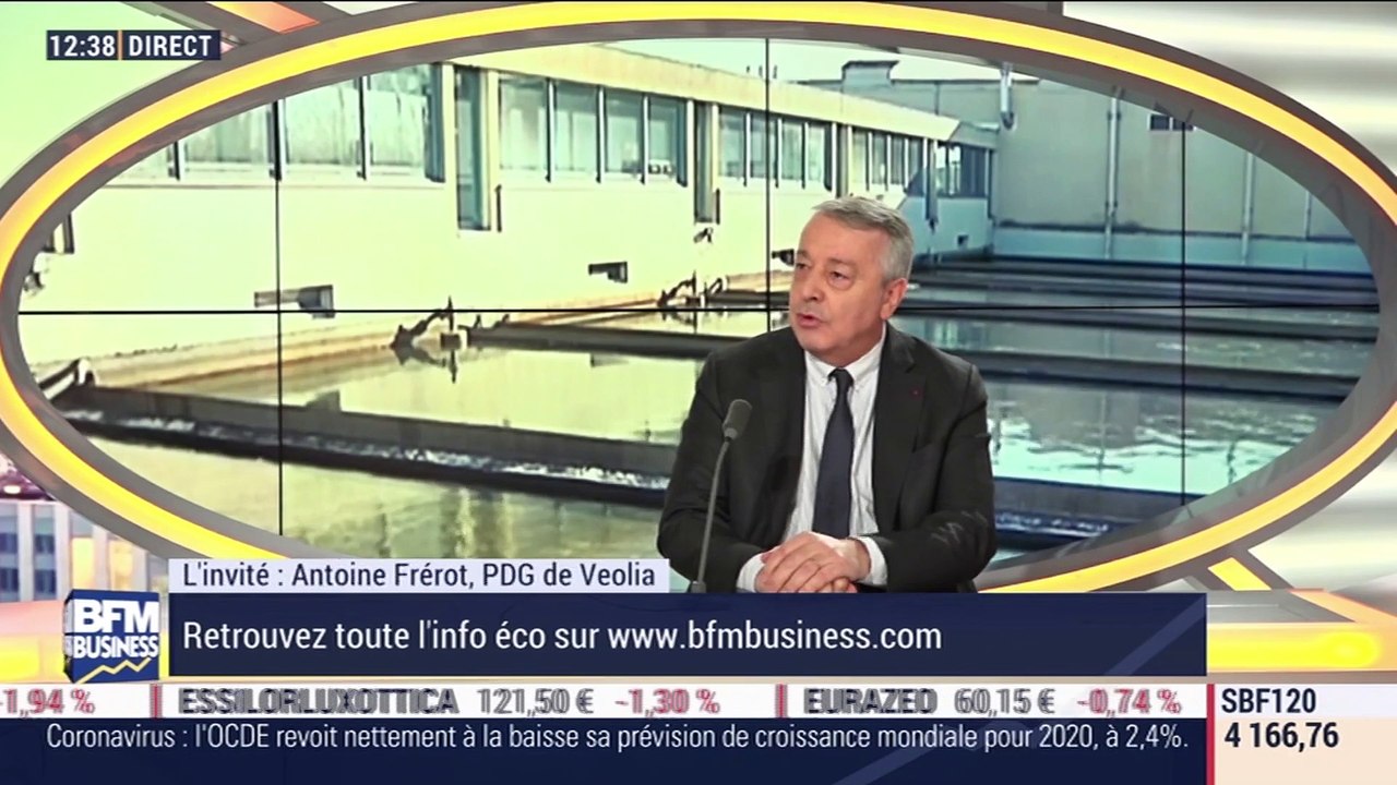 Antoine Frérot (Veolia) : Forte progression de Veolia pour 2019 - 02/03