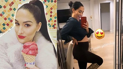 Nikki Bella Shows Off Her Growing Baby Bump
