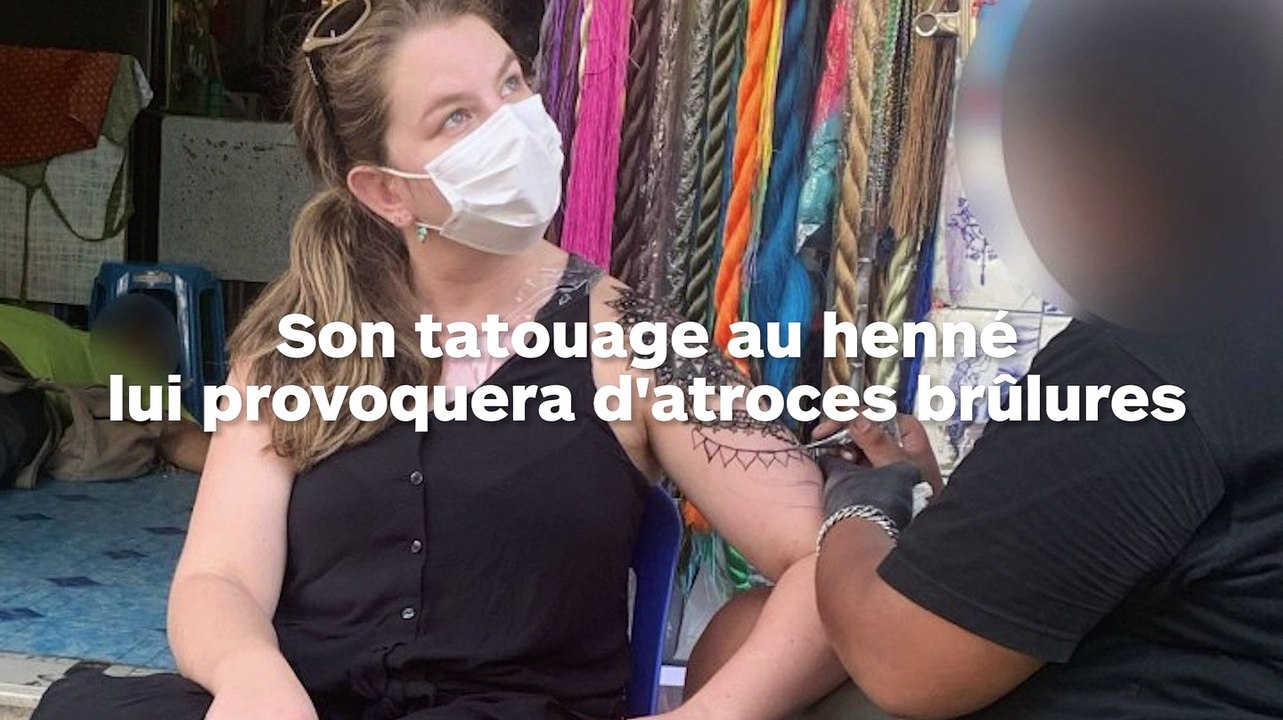 Une touriste brûlée par son tatouage au henné