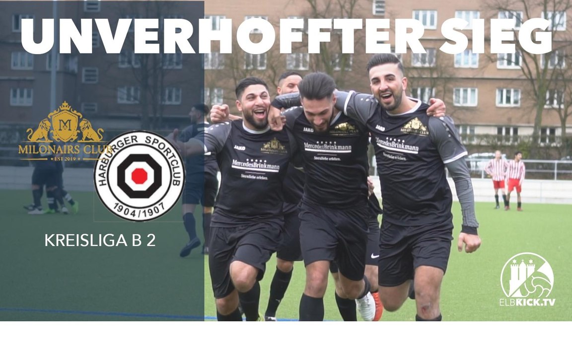 Tabellenführer gestürzt - Rapper Milonair jubelt | Milionairs Club - Hamburger SC II (Kreisklasse B2)