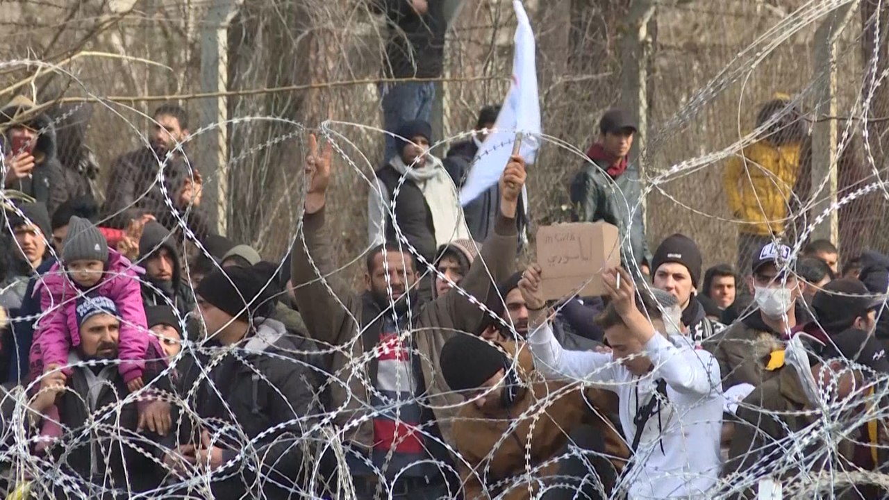 Griechisch-türkische Grenze: Tränengas gegen Flüchtende