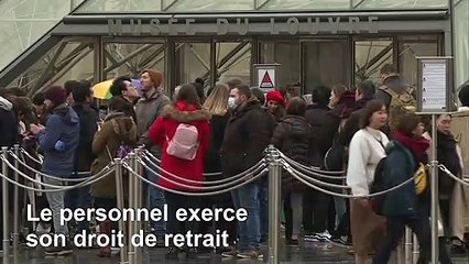 Coronavirus: le musée du Louvre reste fermé, les touristes partagés