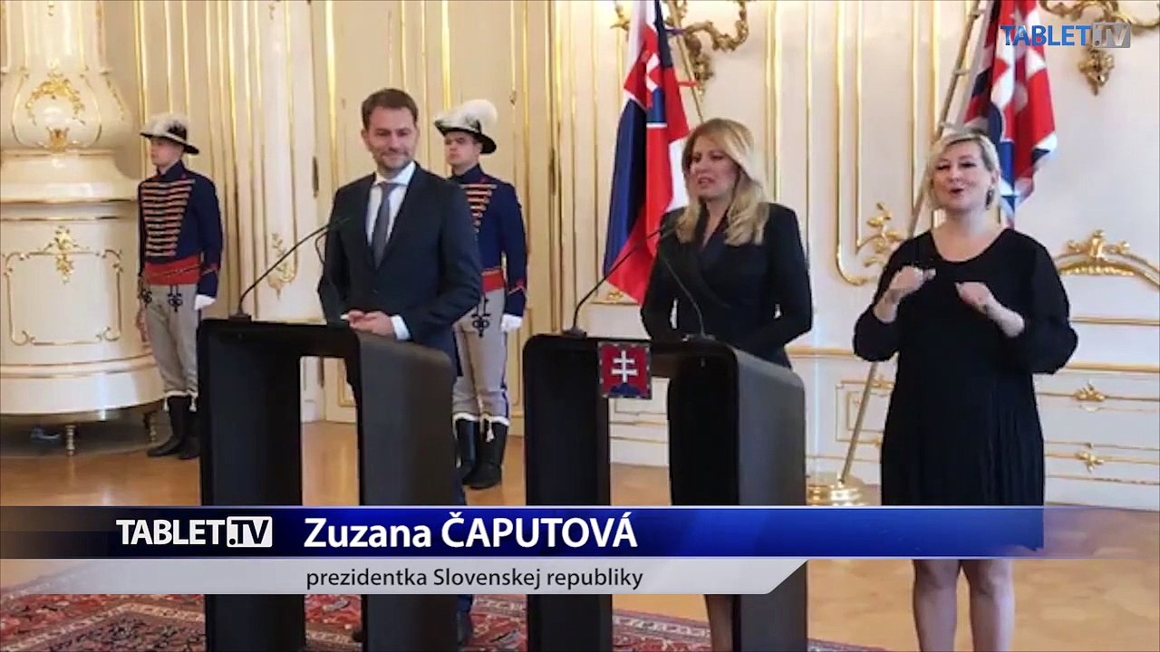 ZÁZNAM: Vyjadrenia prezidentky Z. Čaputovej a I. Matoviča
