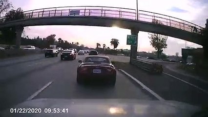 Erratic Driver Performs Brake Check