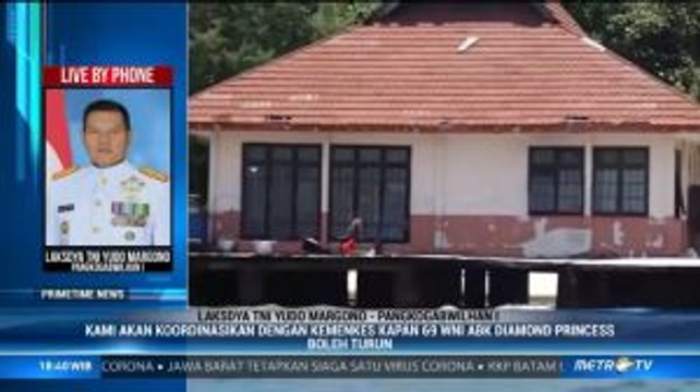 KRI dr Soeharso Pengangkut 69 ABK Diamond Prince Tiba di Pulau Sebaru