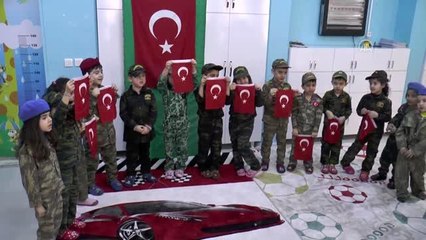 Minik yüreklerden Mehmetçiğe destek - SİVAS