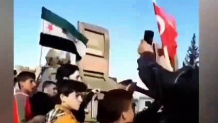 İdlib'de Türk askeri böyle karşılandı: Muhammed'in ordusu geldi