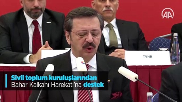 Sivil toplum kuruluşlarından Bahar Kalkanı Harekatı’na destek