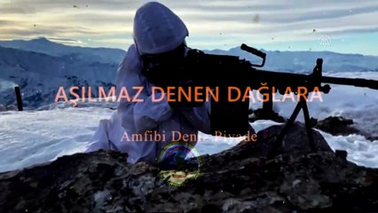 MSB, amfibi deniz piyadelerinin çalışmalarını anlatan görüntü paylaştı