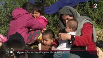 Migrants : la tension monte sur l'île grecque de Lesbos