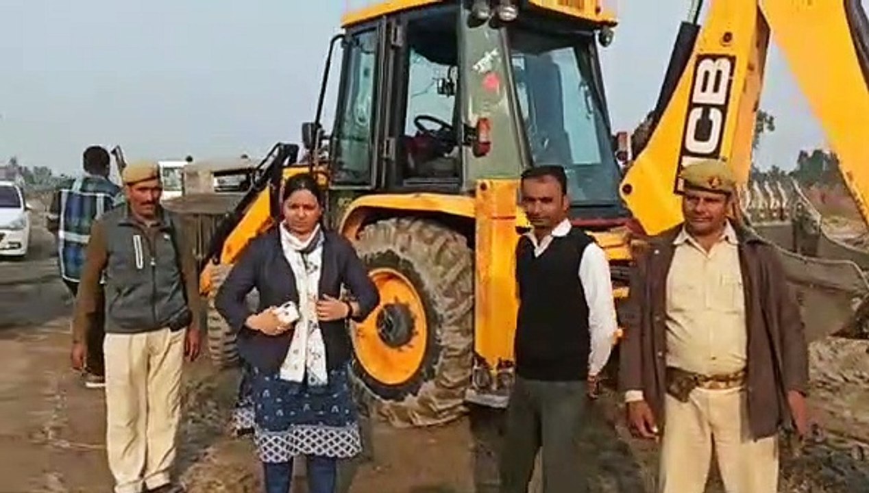 कैराना एसडीएम की बड़ी कार्यवाही,अवैध रेत खनन पर मारा छापा।